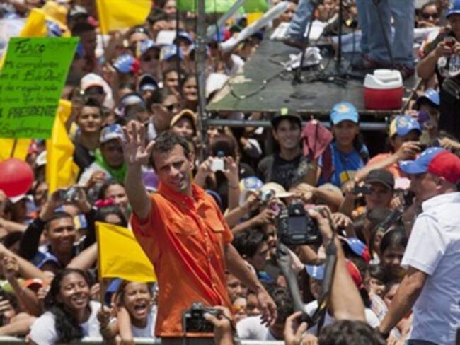 Enfrenté a Chávez y obtuve 45% de votos. Contra Maduro venzo: Capriles