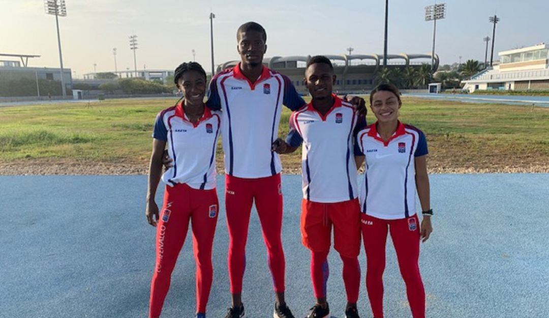 Los atletas lograron ganar cuatro medallas de oro en salto de altura, salto triple y 100 metros planos