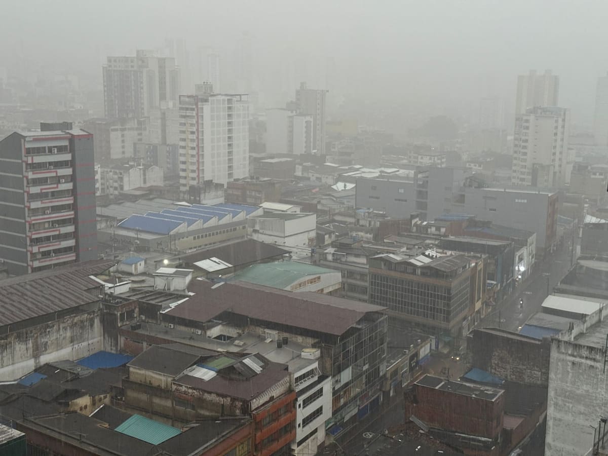Otra jornada de fuertes lluvias en Bucaramanga; así amanece la ciudad