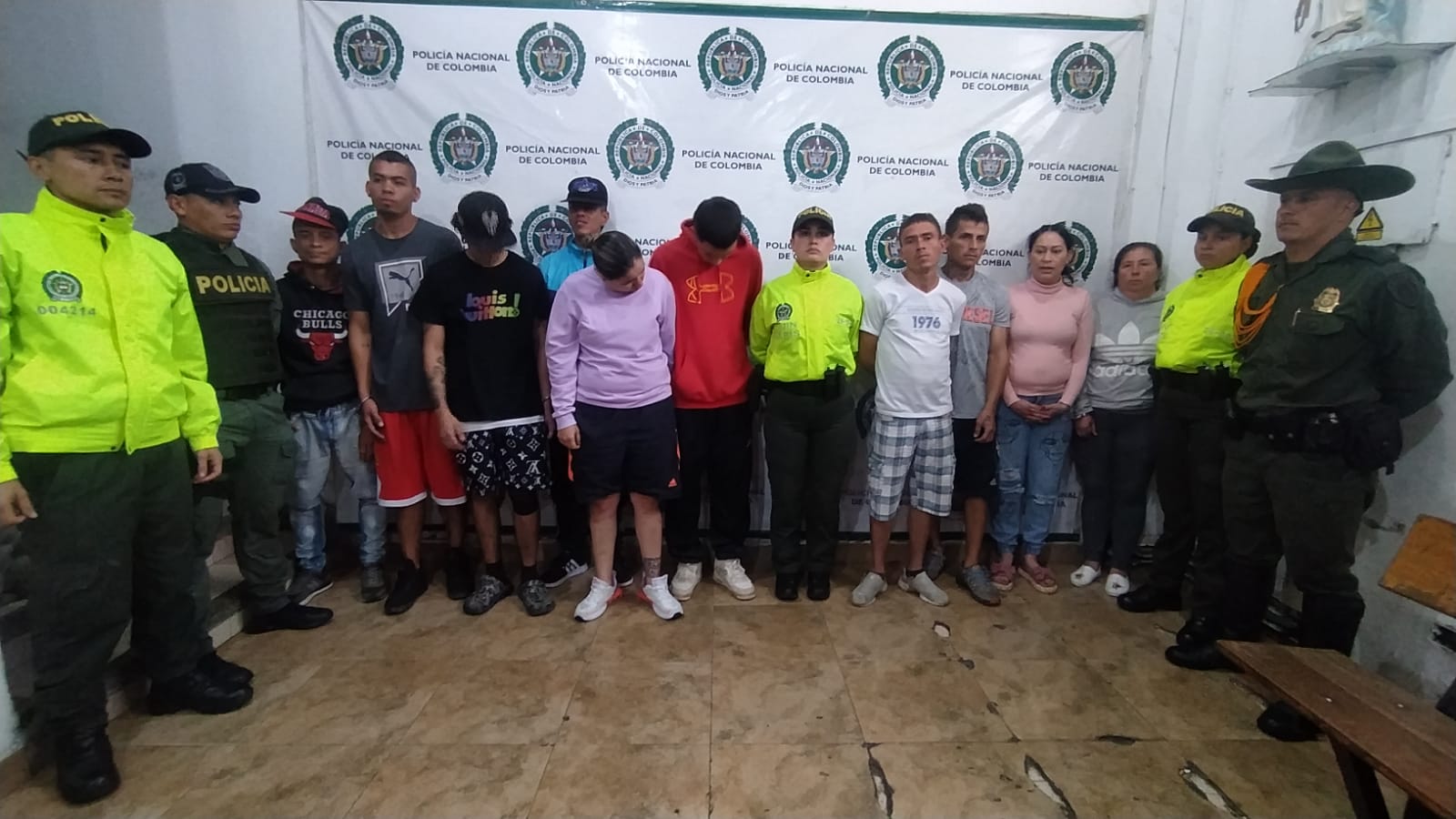 Capturados los integrantes de Los Rolos - Policía de Risaralda
