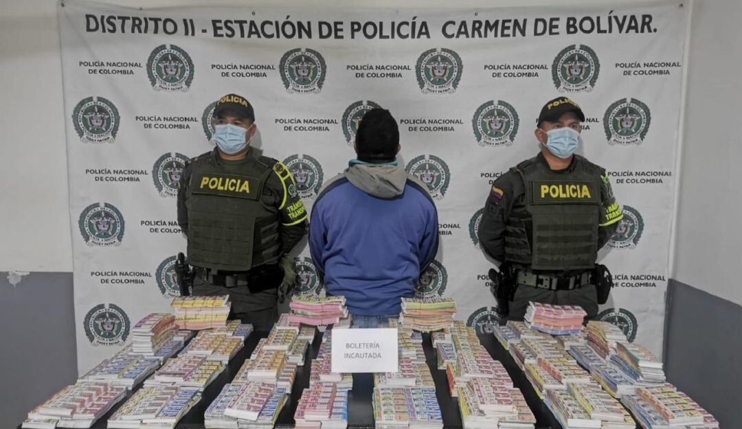 La detención se realizó cuando esta persona se movilizaba desde Ovejas, Sucre, hacia El Carmen de Bolívar