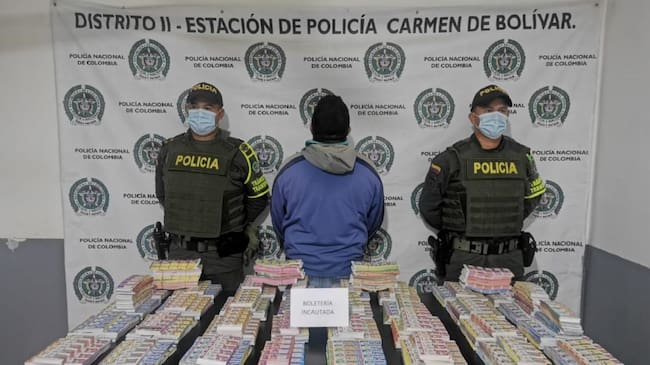 La detención se realizó cuando esta persona se movilizaba desde Ovejas, Sucre, hacia El Carmen de Bolívar