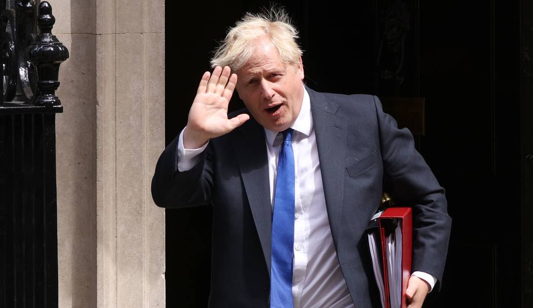 El primer ministro Boris Johnson deja su cargo tras una serie de escándalos. Foto: Getty