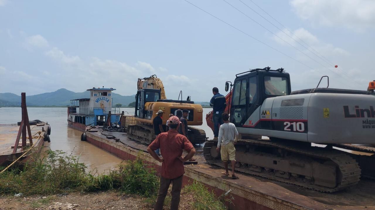 Obras de la UNGRD en La Mojana.