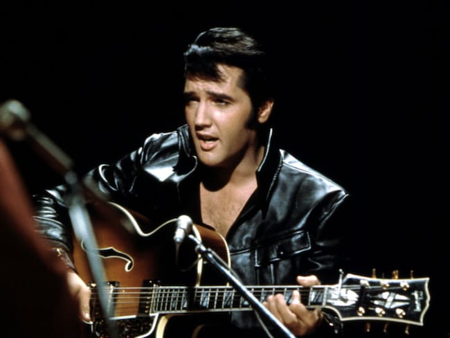 Elvis Presley en una presentación en 1968. Foto: Michael Ochs Archives/Getty Images)