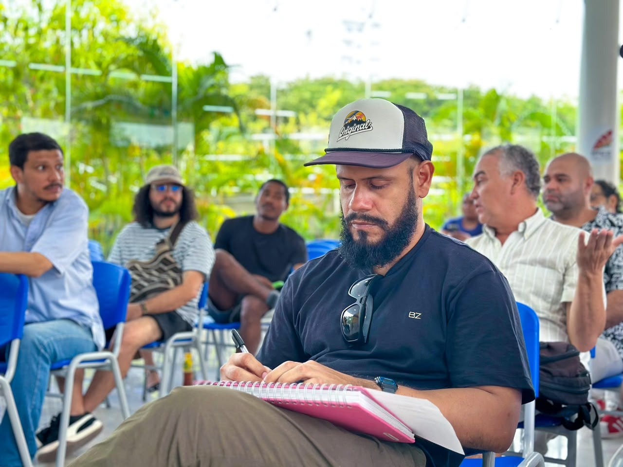 La reunión se realizó en la Biblioteca del Pie de la Popa. // Alcaldía de Cartagena