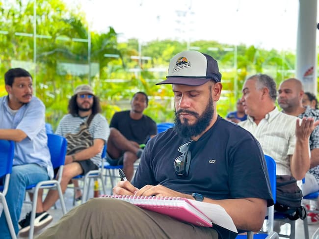 La reunión se realizó en la Biblioteca del Pie de la Popa. // Alcaldía de Cartagena