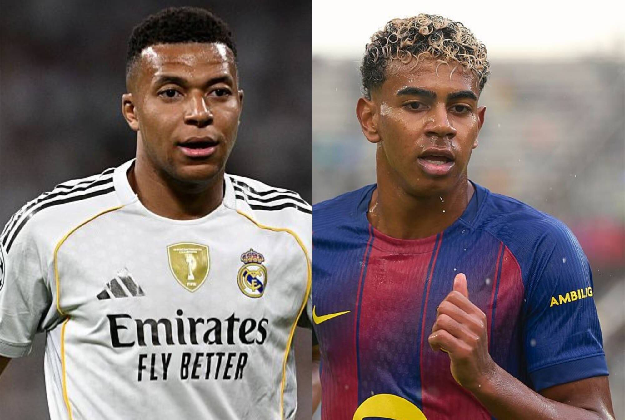 Kylian Mbappé y Lamine Yamal / Composición: Caracol Radio