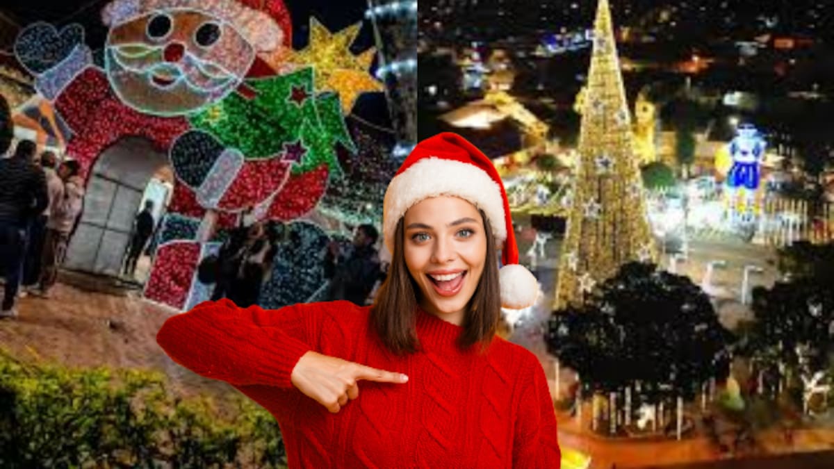Alumbrado navideño GRATIS a menos de 20 minutos de Bogotá: Así puede llegar al municipio con show en vivo
