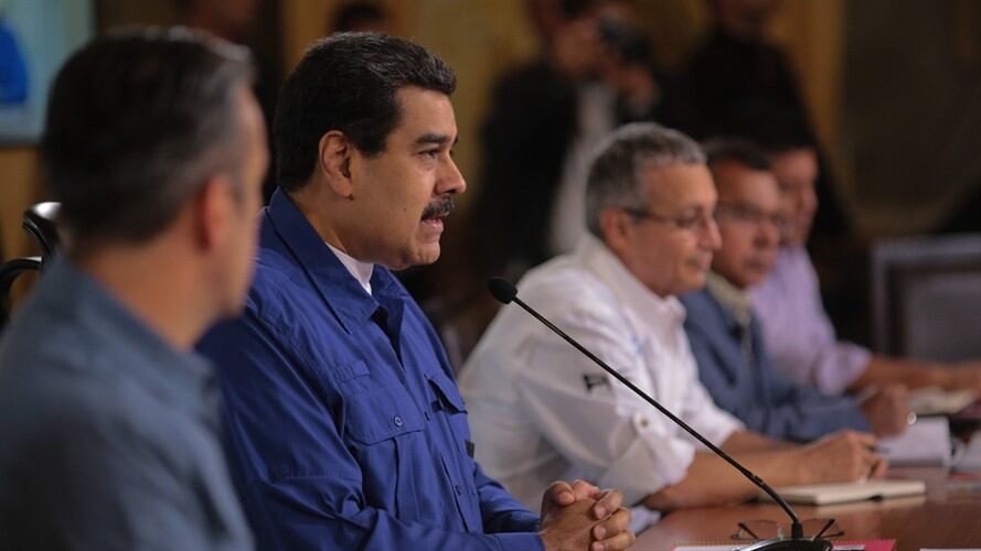 Gobierno y oposición venezolana comenzaron el pasado 11 de enero en Santo Domingo la primera de las dos jornadas de la nueva ronda de diálogo para buscar soluciones a la crisis. Foto: Nicolás Maduro. Foto: Agencia EFE