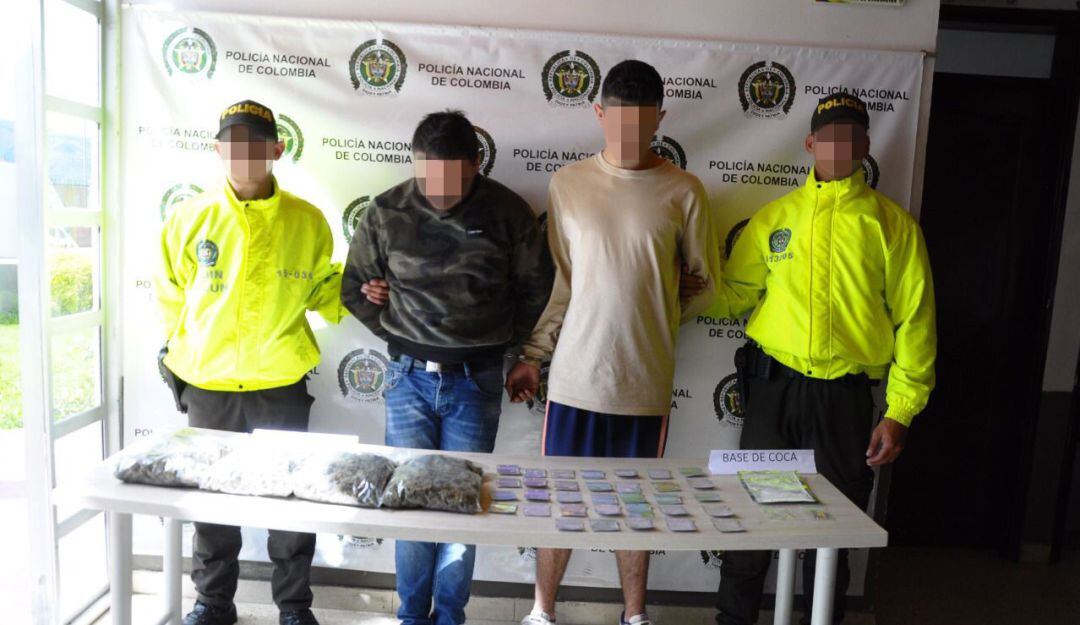 Captura expendedores de droga en Tocancipá