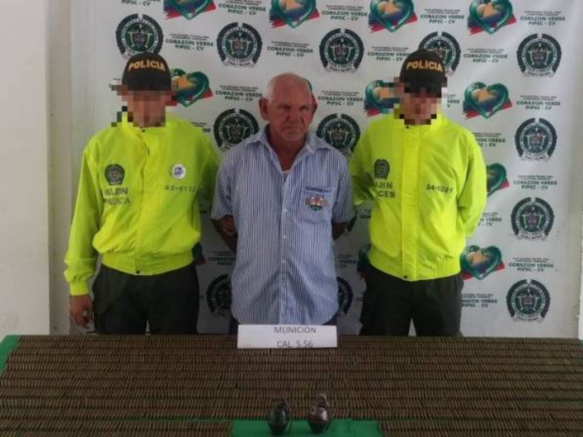 Policía incauta municiones y explosivos en Gamarra, Cesar