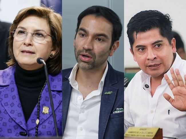 Julia Miranda, Mauricio Toro y Ariel Ávila. Fotos: Colprensa.