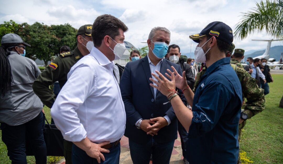 Presidente Iván Duque en Cali