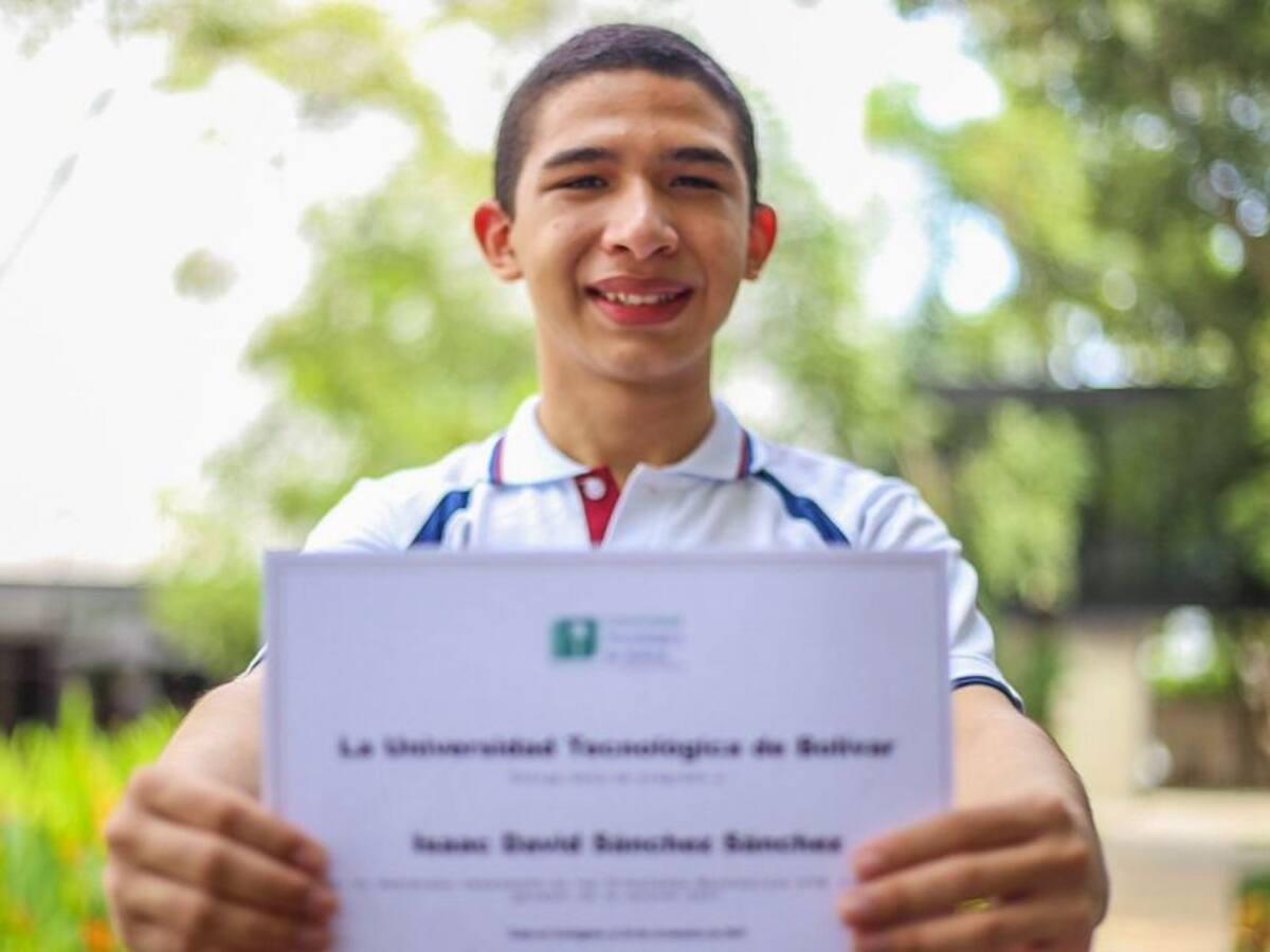 Isaac Sánchez, ganador de las olimpiadas matemáticas de la UBT