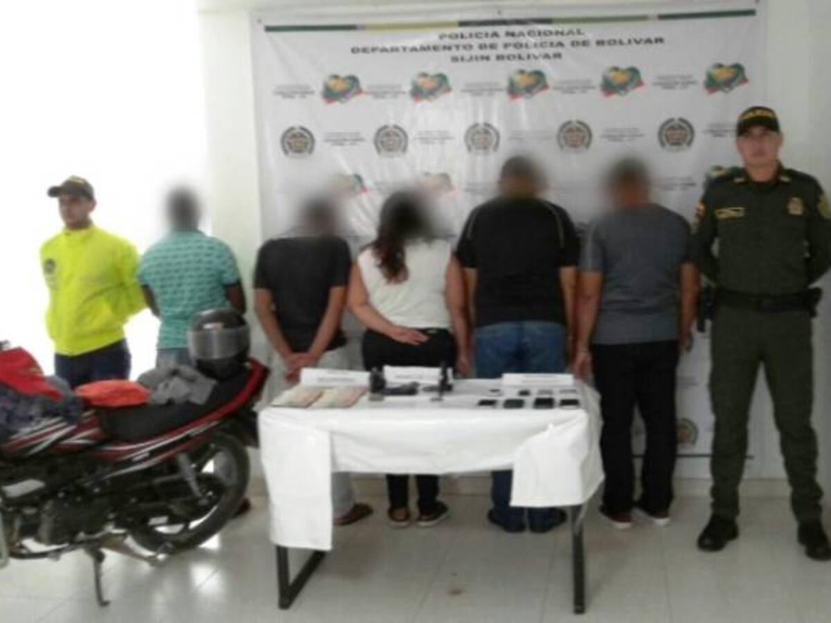 En persecución en Magangué capturaron a cinco presuntos fleteros