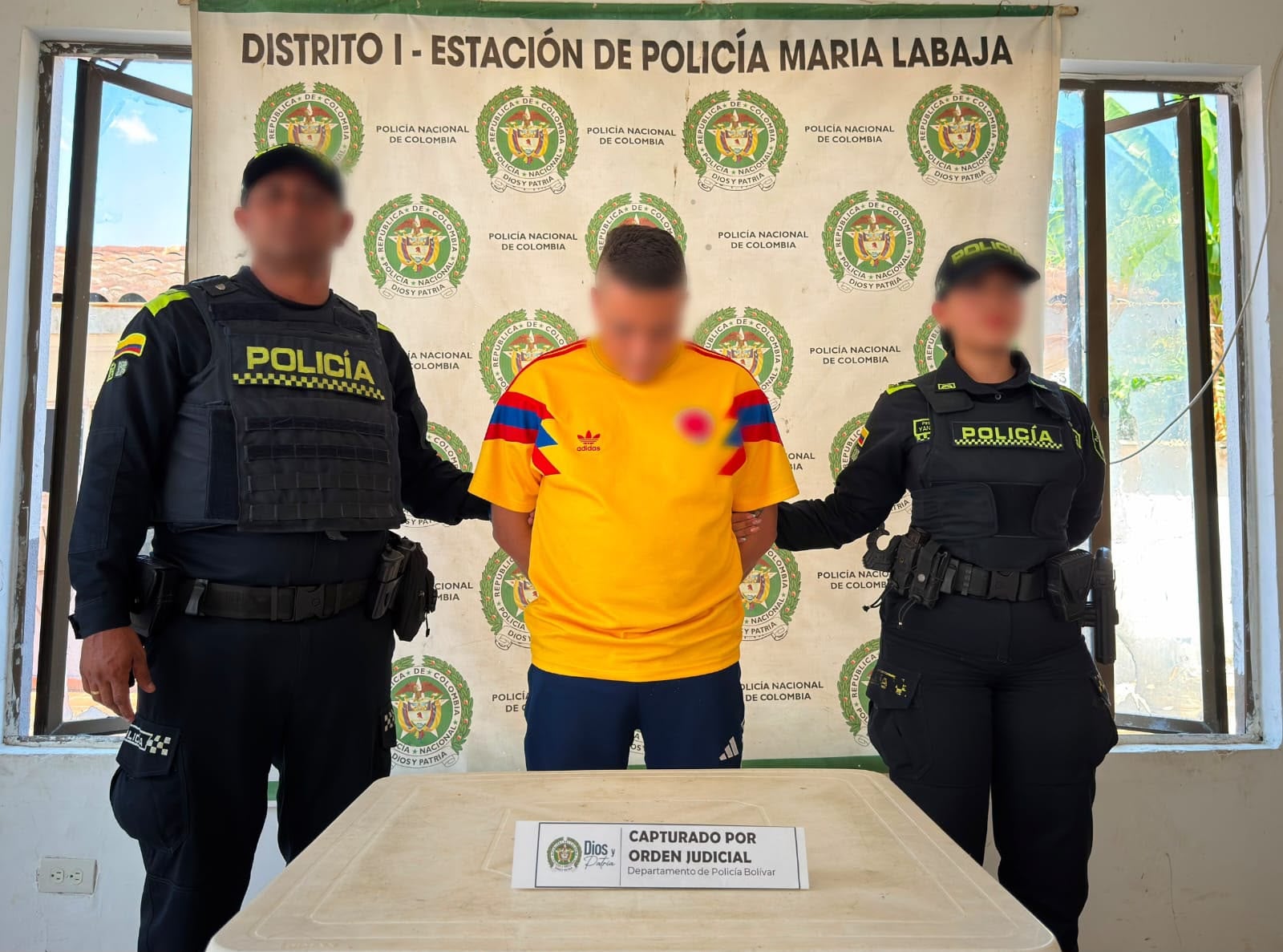 Alias 'Andresito'. // Policía de Bolívar