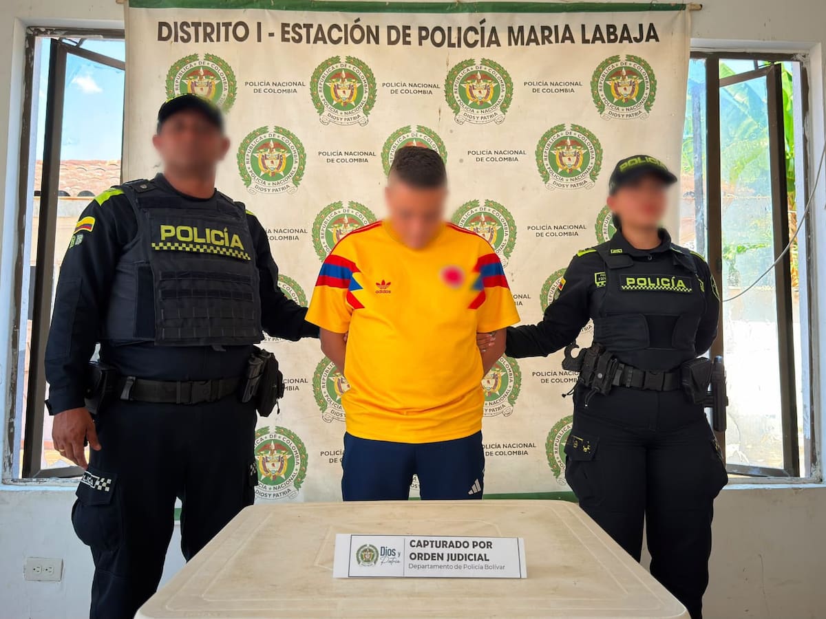 Capturan en María la Baja a alias ‘Andresito’ presunto miembro de Los Costeños cuando viajaba a Tolú