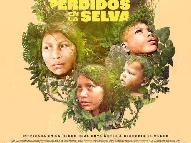 Poster de la película colombiana 40 días perdidos en la selva