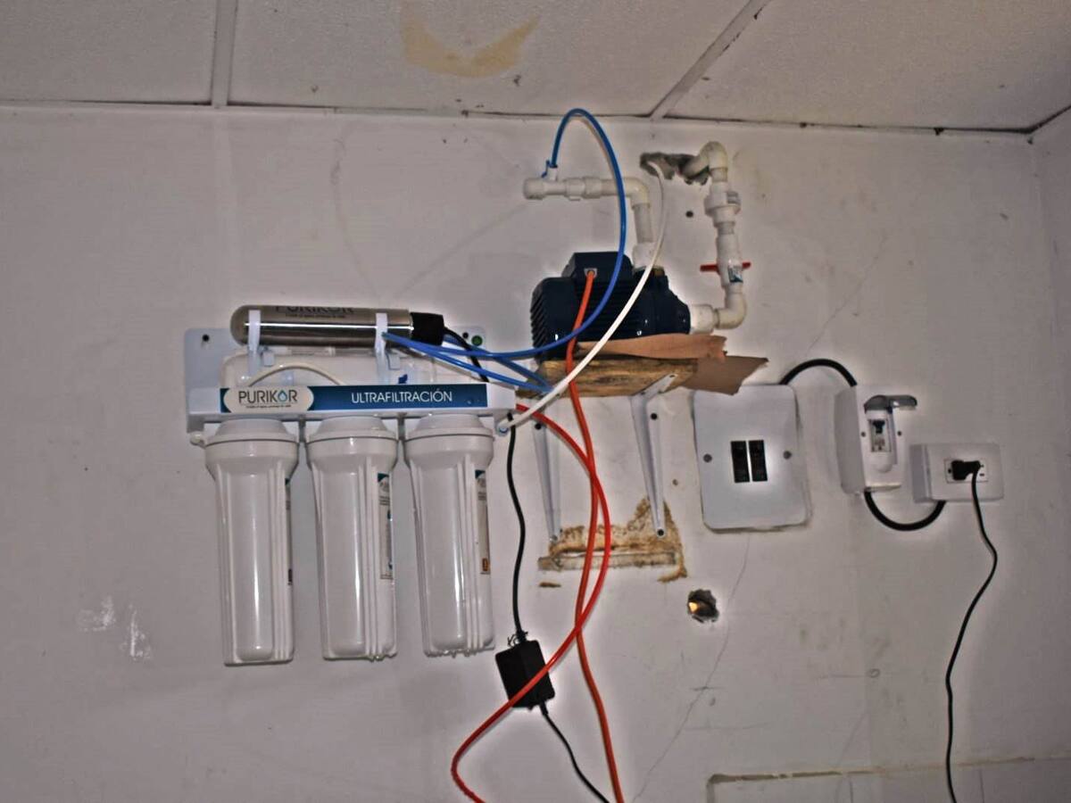 Aguas de Bolívar instaló filtros potabilizadores en colegios de Gambote y Macayepo