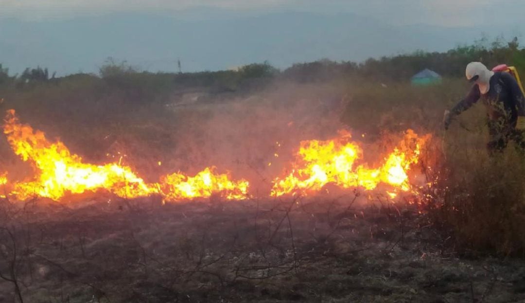 Con la llegada de la temporada seca, se pronosticó el aumento de las temperaturas en el segundo semestre e incendios de la cobertura vegetal.