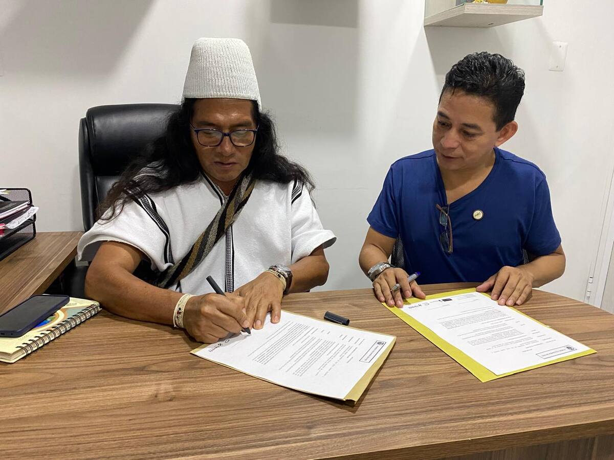 ART firma convenio con indígenas para inicio de un proyecto de cacao en la Sierra Nevada