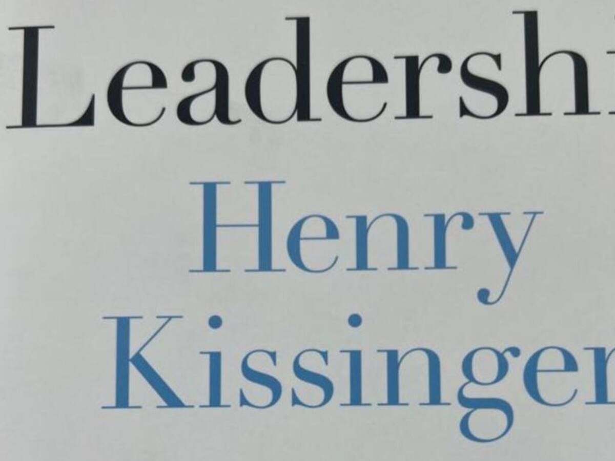 Viernes de libros: 'Leadership' de Henry Kissinger