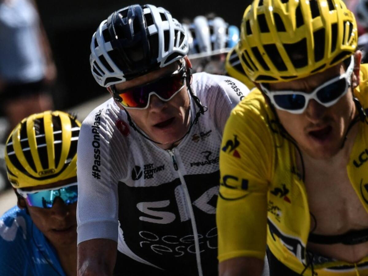 Thomas: "Si Froome y yo corriéramos uno contra el otro seríamos estúpidos"