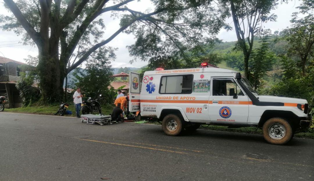 Foto: Enviada desde la Defensa Civil Anserma, Caldas.