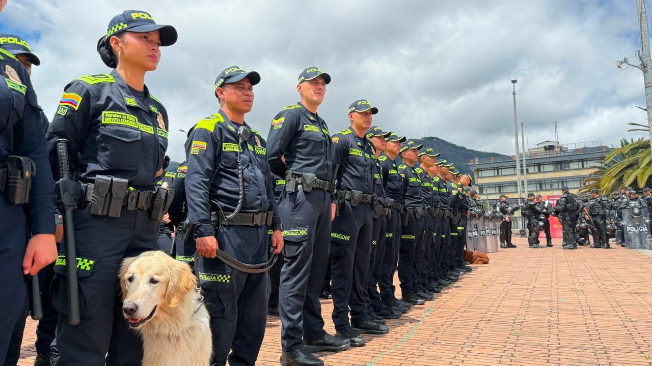 Despliegan fuerte operativo policial para garantizar el orden en el partido de Colombia en El Campín