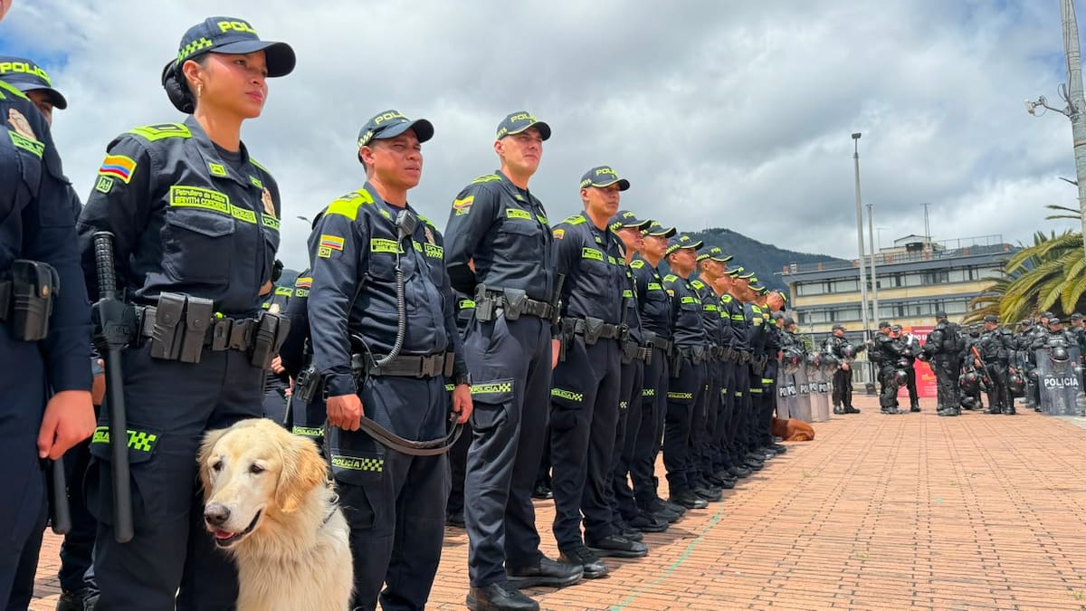 Despliegan fuerte operativo policial para garantizar el orden en el partido de Colombia en El Campín