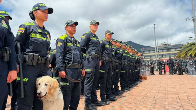 Despliegan fuerte operativo policial para garantizar el orden en el partido de Colombia en El Campín