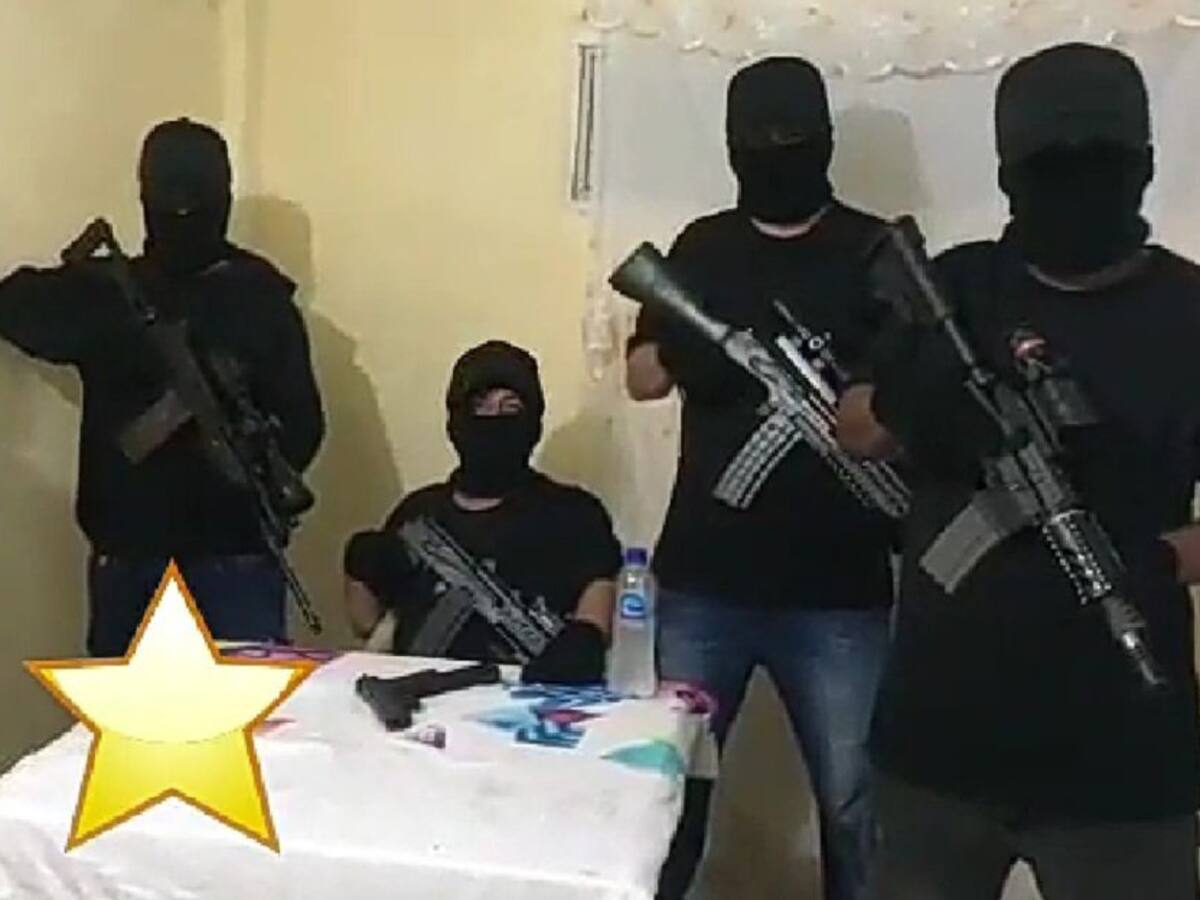 Policía reaccionó ante video de los supuestos "Rastrojos" en Barranquilla