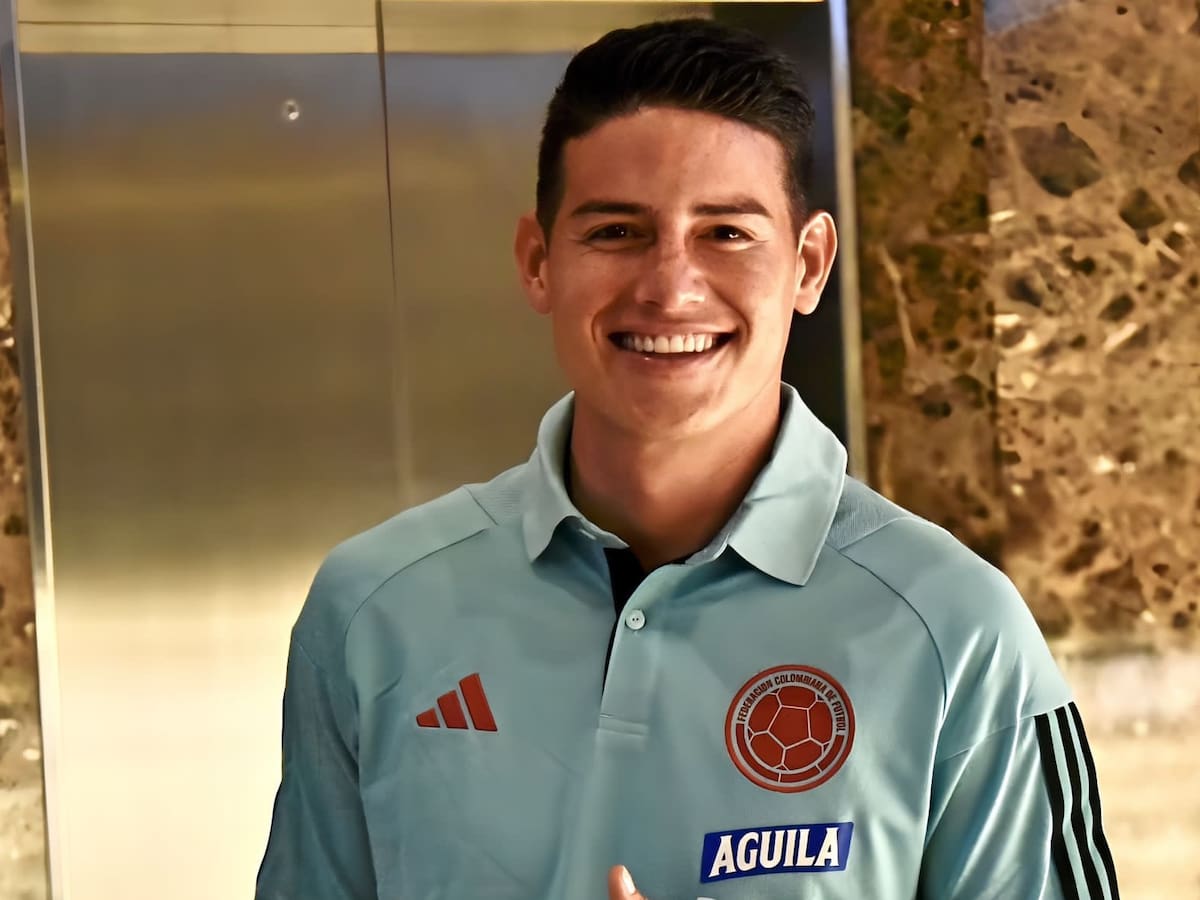 James Rodríguez se unió a la concentración de la Selección Colombia en Barranquilla