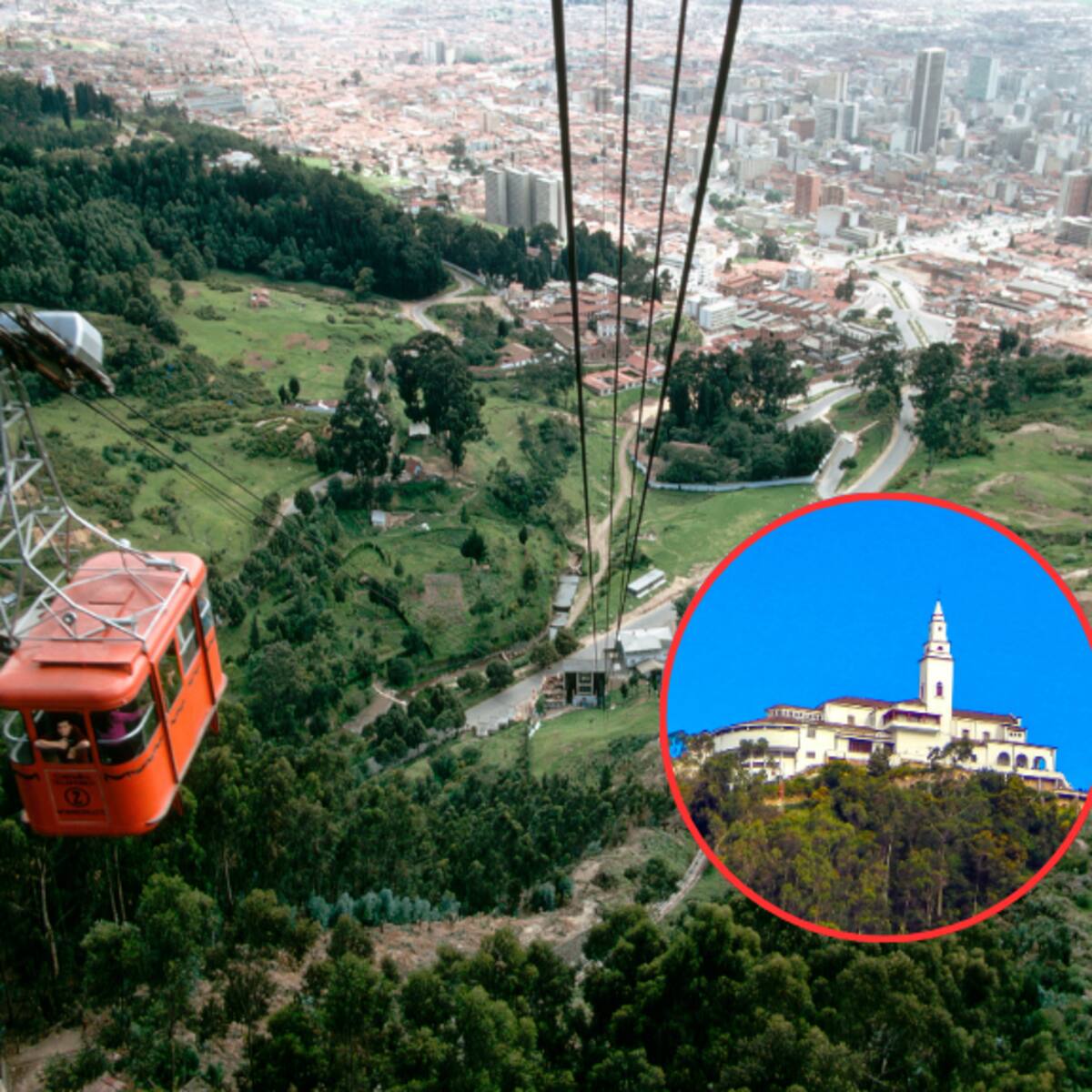 Qué costo tiene subir a Monserrate en teleférico: tiempo recorrido y personas por cabina