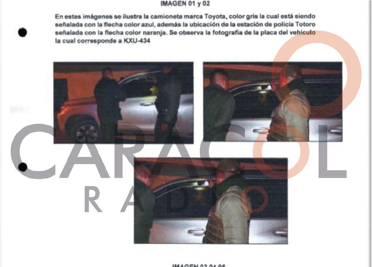 Los tres policías señlados de presuntamente haberse quedado con 44 kilos de la coca del narcochofer Manuel Antonio Castañeda