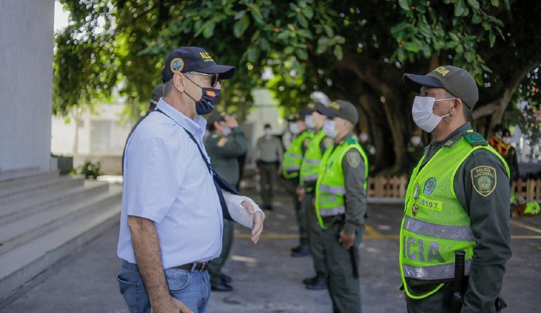 En horas pico habrá mayor presencia de uniformados por las calles de Cartagena
