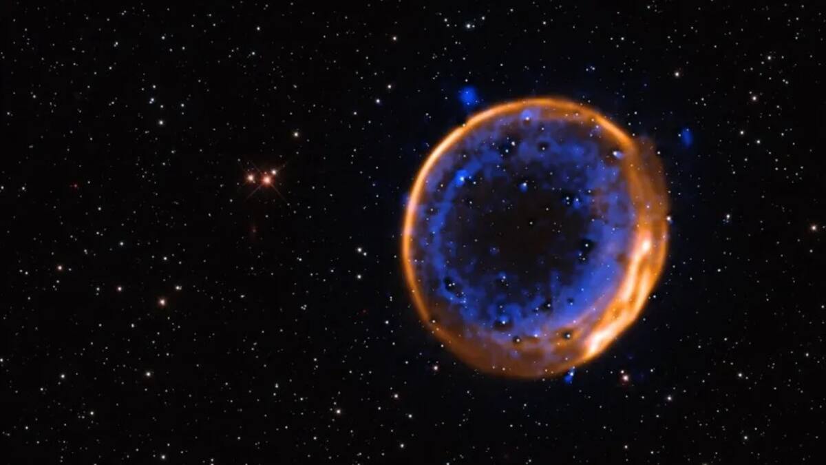 Así se ven los restos de una estrella destruida después de una doble explosión
