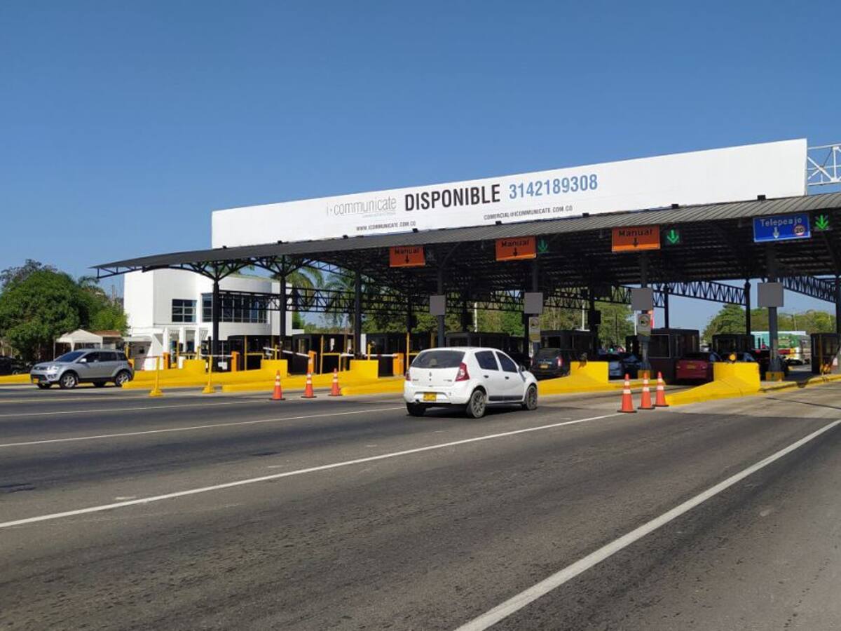 Peaje de Turbaco alcanzó ingreso esperado: ANI