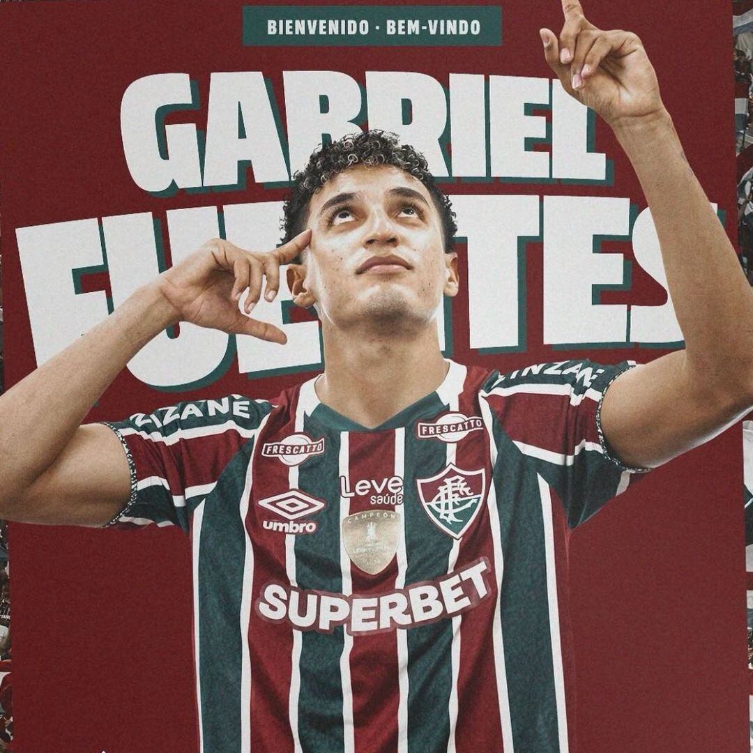 Gabriel Fuentes ficha por Fluminense/ @fluminensefc