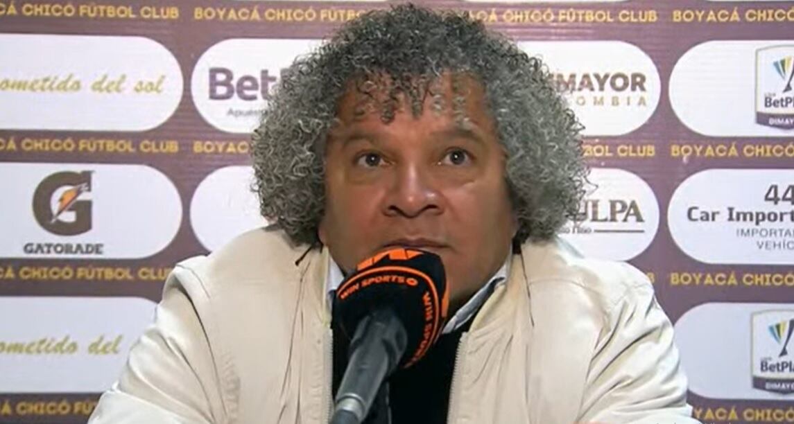 Alberto Gamero, entrenador de Millonarios / Foto: Captura de pantalla rueda de prensa