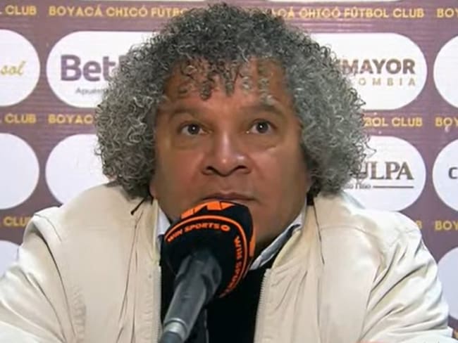 Alberto Gamero, entrenador de Millonarios / Foto: Captura de pantalla rueda de prensa