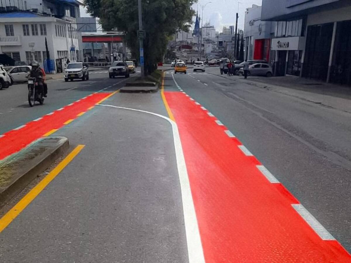 ¿Qué está pasando con la ciclobanda de la avenida Santander en Manizales?