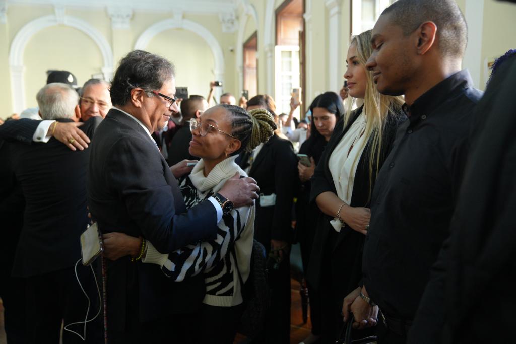 Presidente Petro en homenaje a Piedad Córdoba | Foto: Presidencia