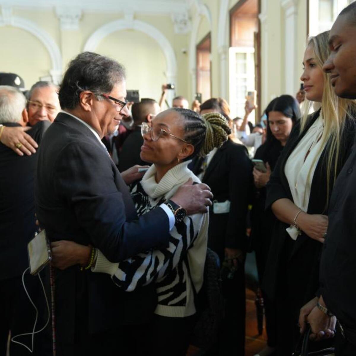 Petro asistió al Congreso para despedir a Piedad Córdoba: ¿qué le dijo a su familia?