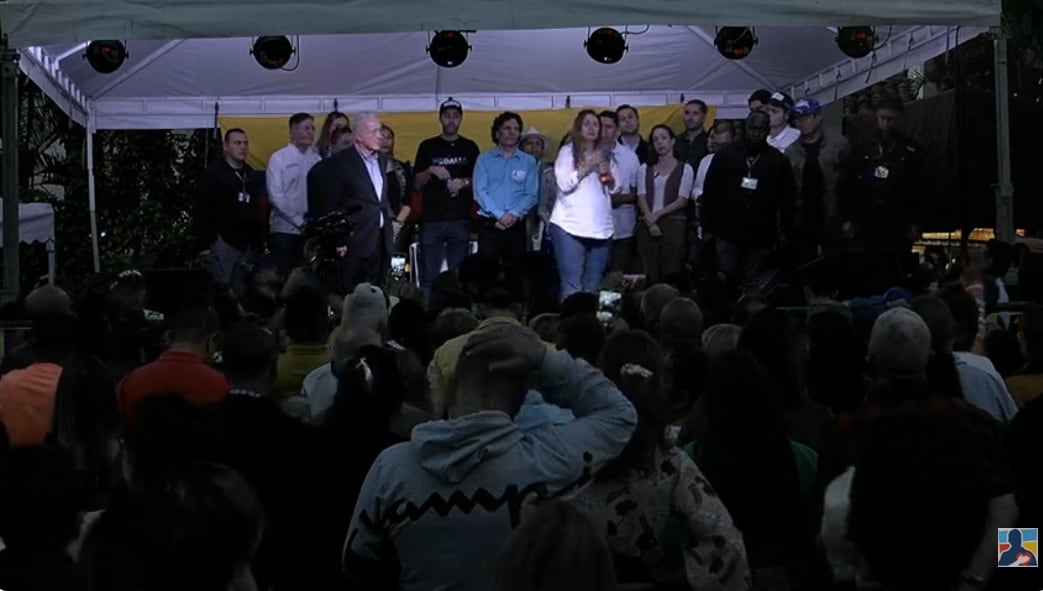 Evento político Paloma Valencia - foto Transmisión