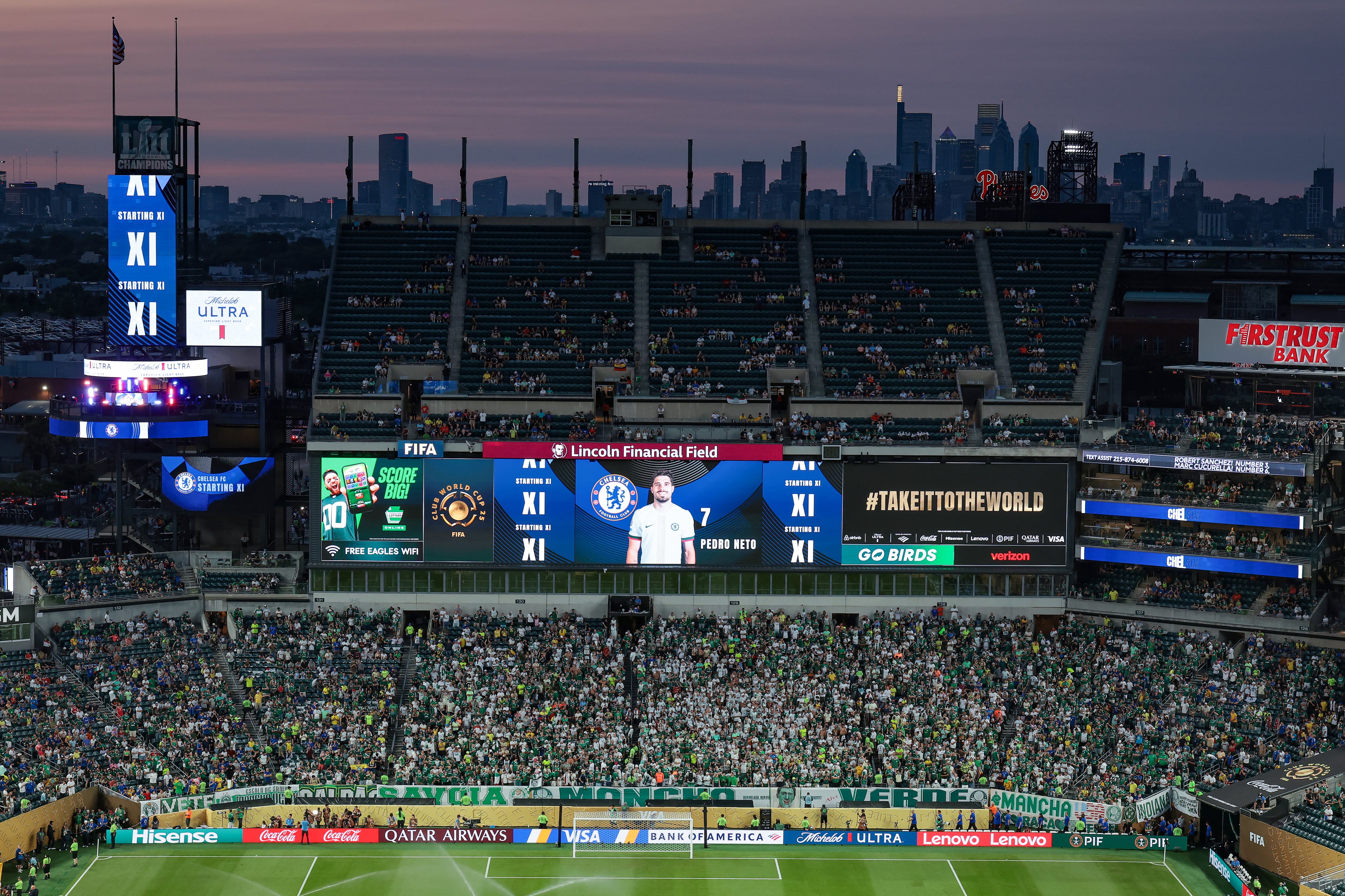 El Lincoln Financial Field durante un partido del pasado Mundial de Clubes. (Photo by Jonathan Moscrop/Getty Images)