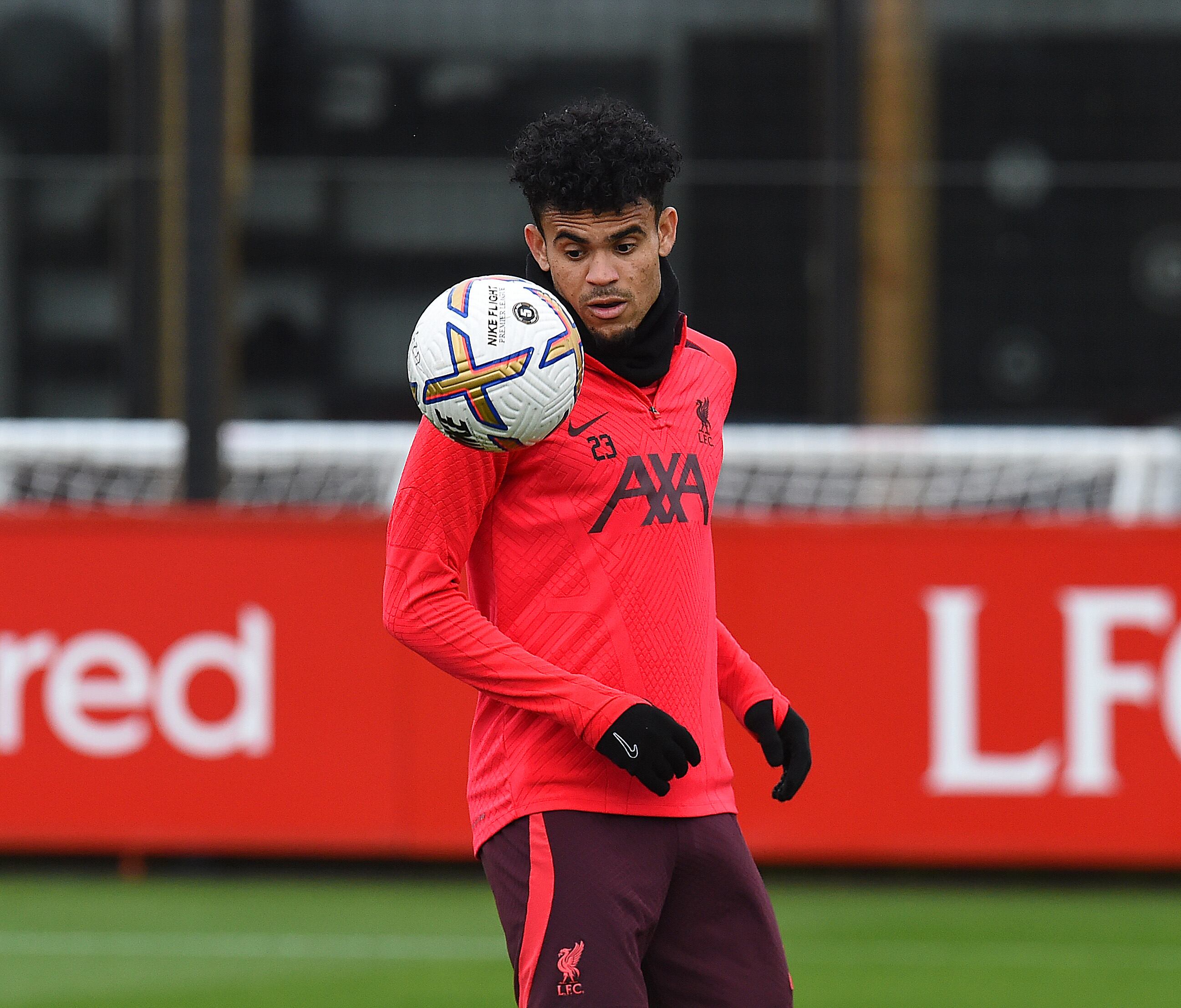 Luis Díaz, delantero colombiano del Liverpool. (Photo by John Powell/Liverpool FC via Getty Images)