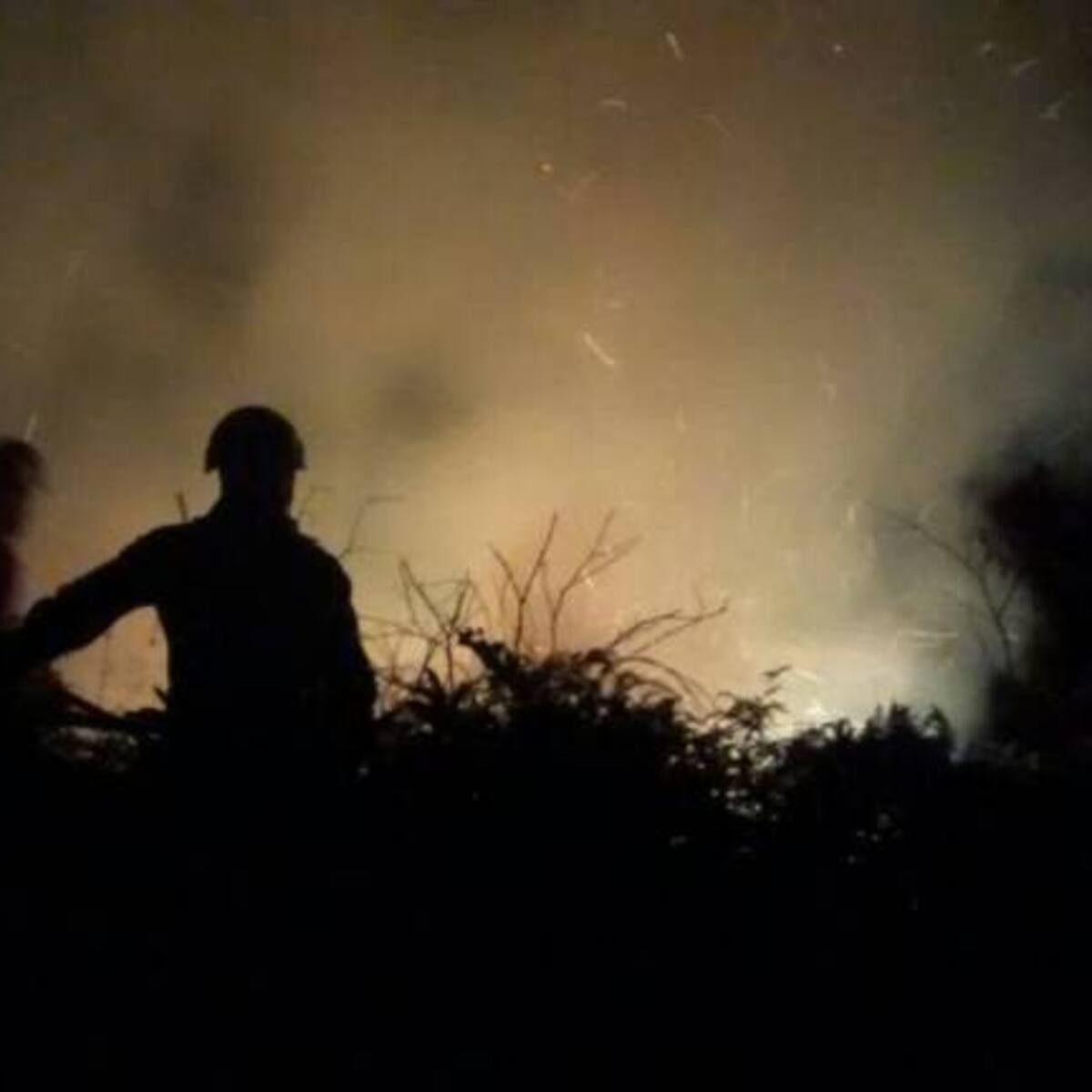 Se registra primer incendio forestal en Santo Tomás, Atlántico