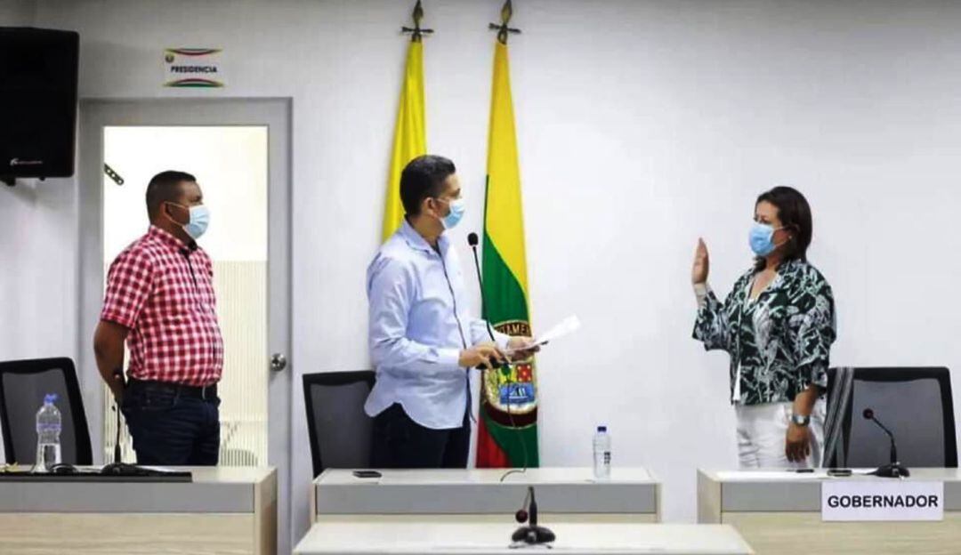 María Jimena Lombana tomó posesión ante la Asamblea del departamento 